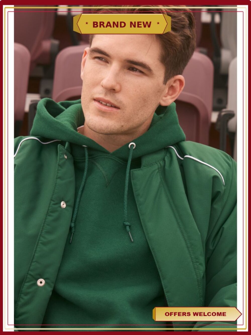 Men's Fleece Hoodie - Dri-Power Moisture Wicking, Mid-Weight Pullover Sweatshirt - Picture 8 of 8
